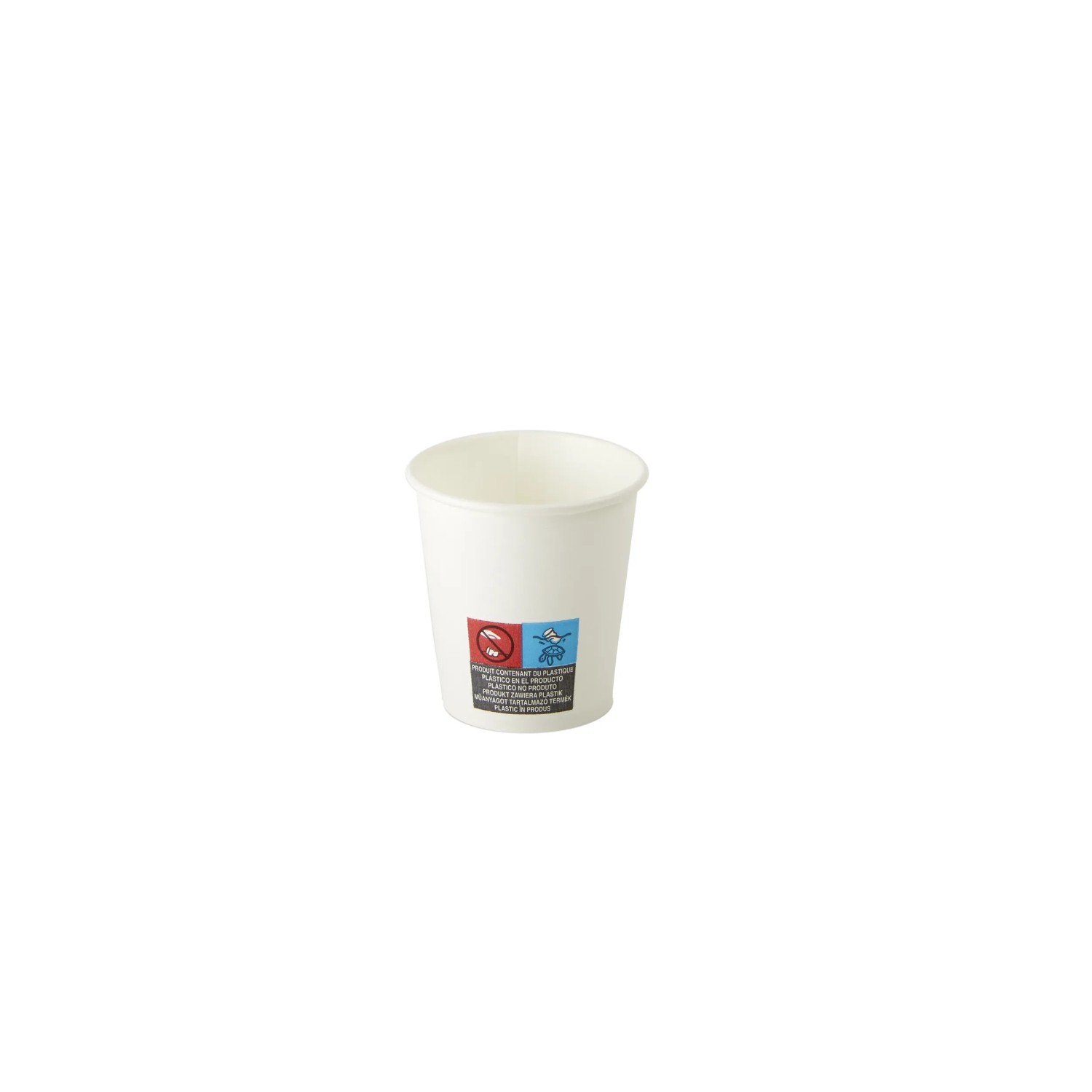 Vaso Cartón Blanco 100Cc/3Oz Naturgo de Nupik by deSter