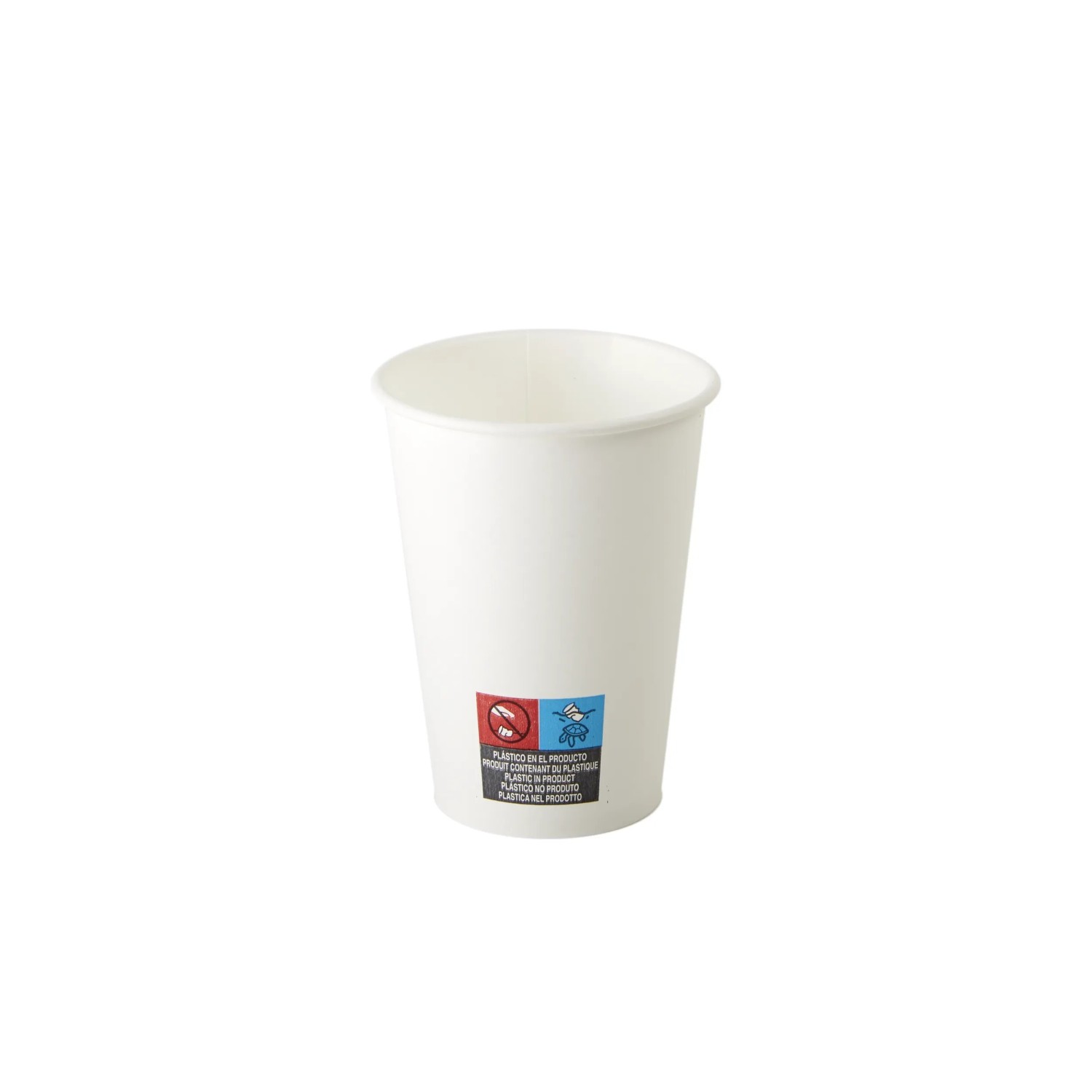 White Paper Cup 220 cc. 7 oz Naturgo of Nupik by deSter