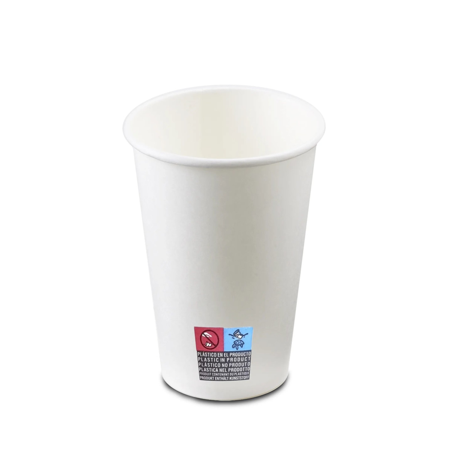 Vaso Cartón Blanco 360Cc/12Oz Naturgo de Nupik by deSter